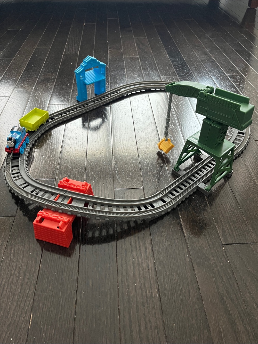 Thomas and Friends Train Set- TrackMaster™ Brendam Fish Market Push Along Engine